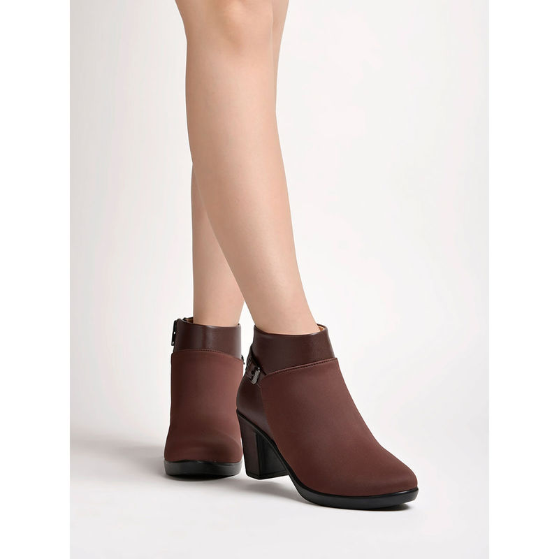 Shoetopia Smart Casual Brown Boots (EURO 38)