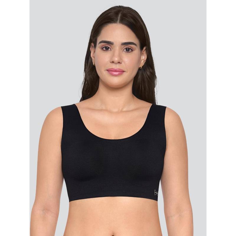 Dermawear Women's Breezeology Full Coverage Bra - Black (L)