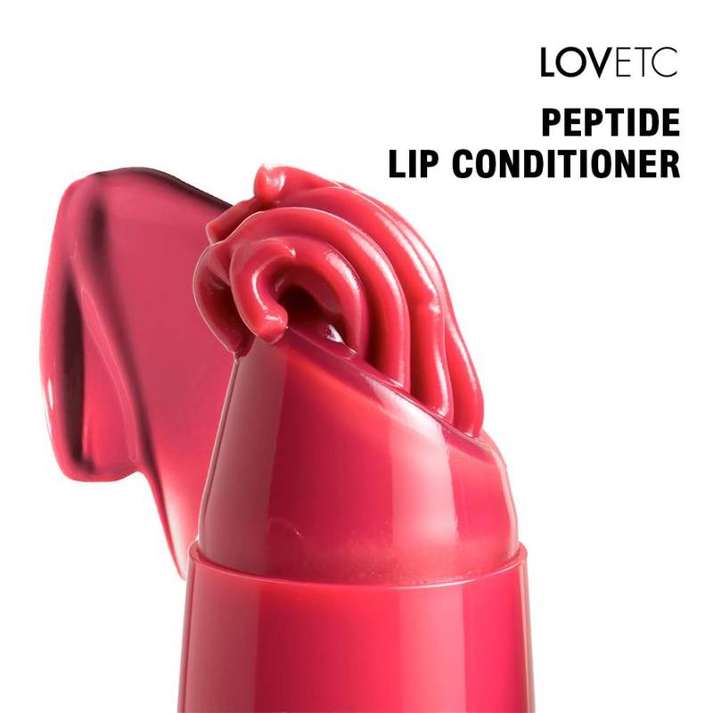 LOVETC Peptide Lip Conditioner, 11-Hr Hydration - Think Pink