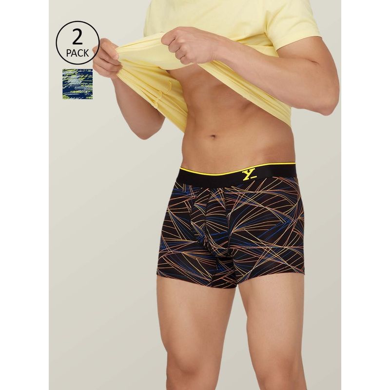 XYXX Flux Modal Innerwear Ultra-soft & Breathable Underwear for Men Multi-Color (Pack of 2) (XL)