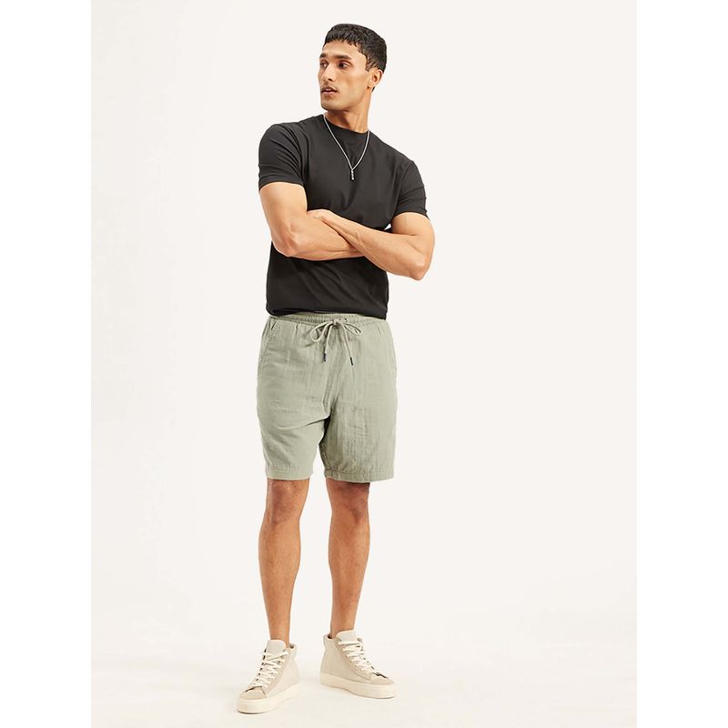 Levi's Men Olive Relaxed Fit Shorts (L)