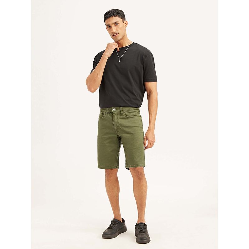 Levi's Men Green Regular Fit Shorts (32)