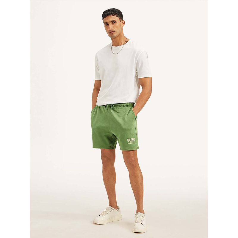 Levi's Men Green Regular Fit Shorts (S)