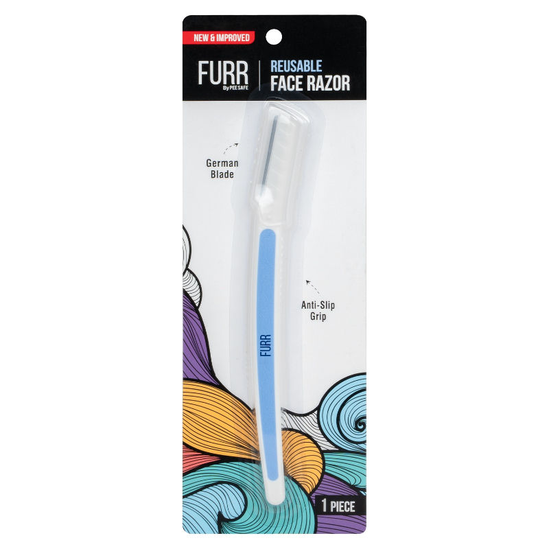 FURR Reusable German Blade Razor For Eyebrow, Forehead, Chin & Sideburns