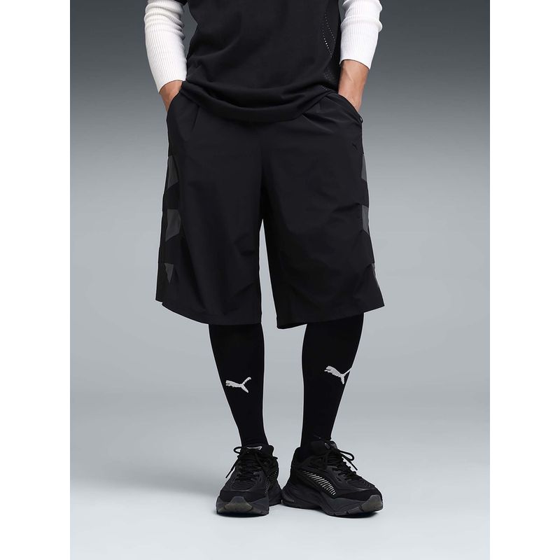 Puma Men Black San Gear Regular Fit Shorts (M)