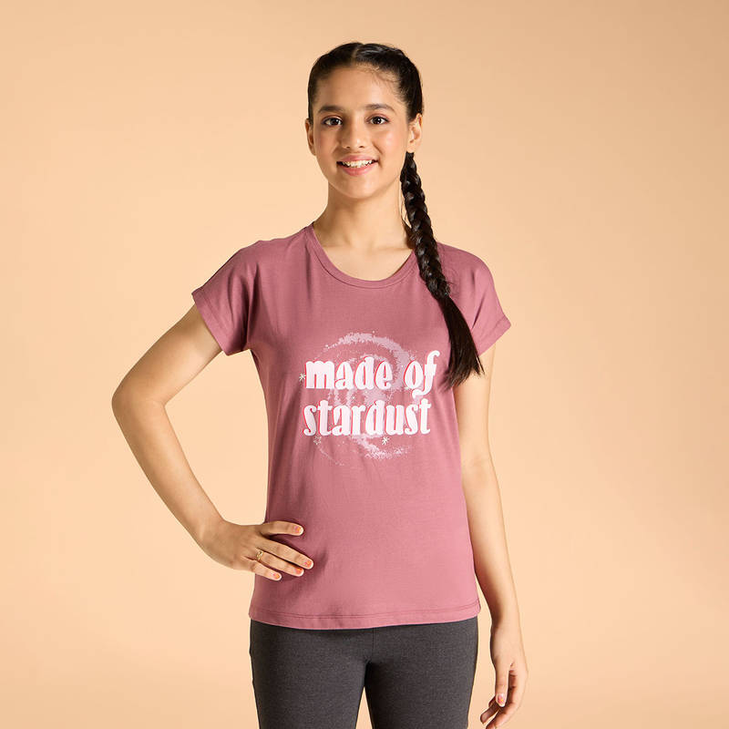 Kica Cotton Printed Top For Everyday - For Girls (L)