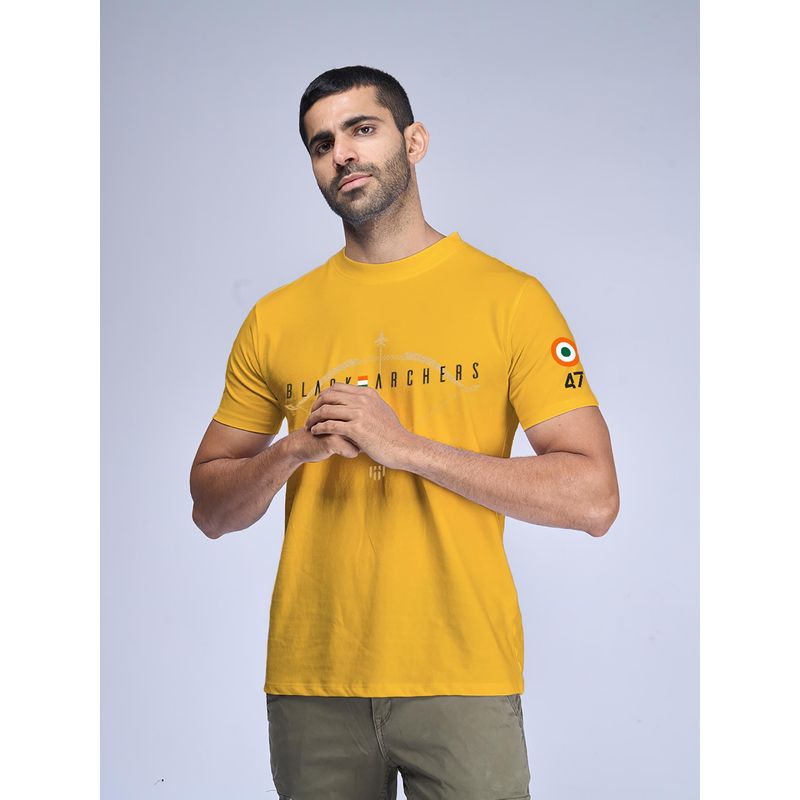 Aero Armour Black Archers Yellow Graphic T-Shirt (XL)