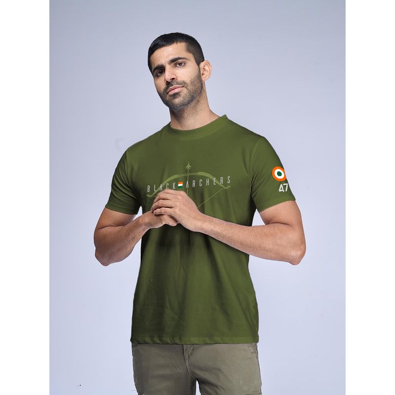 Aero Armour Black Archers Olive Graphic T-Shirt (5XL)