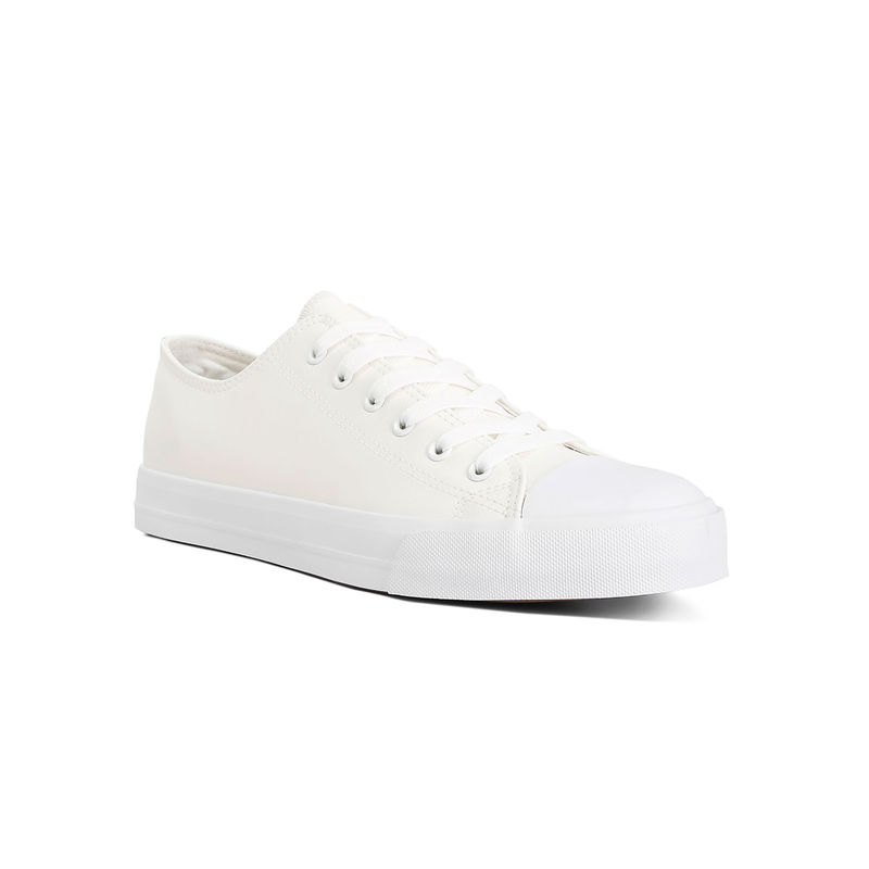 London Rag Lace Up Basic Sneakers-White (EURO 40)