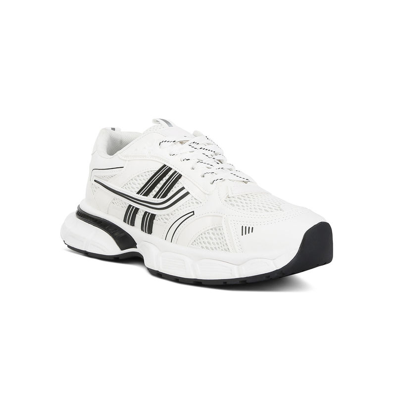 London Rag The Adventurer Lace-Up Sneakers-White (EURO 42)