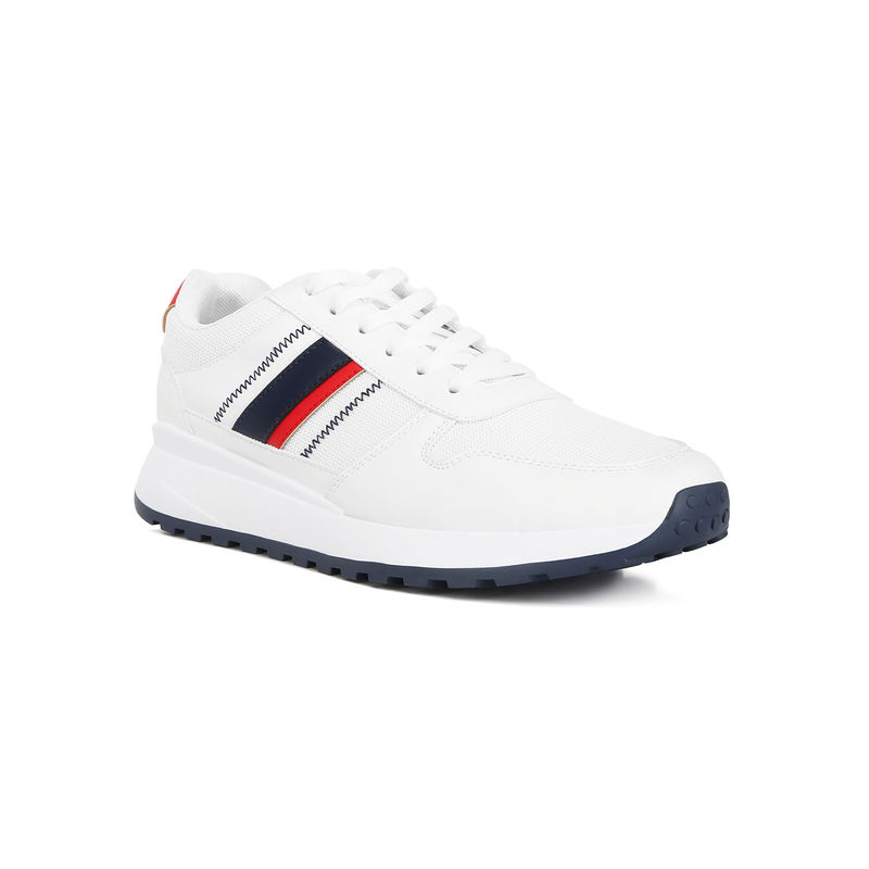 London Rag Lug Sole Casual Sneakers-White (EURO 45)