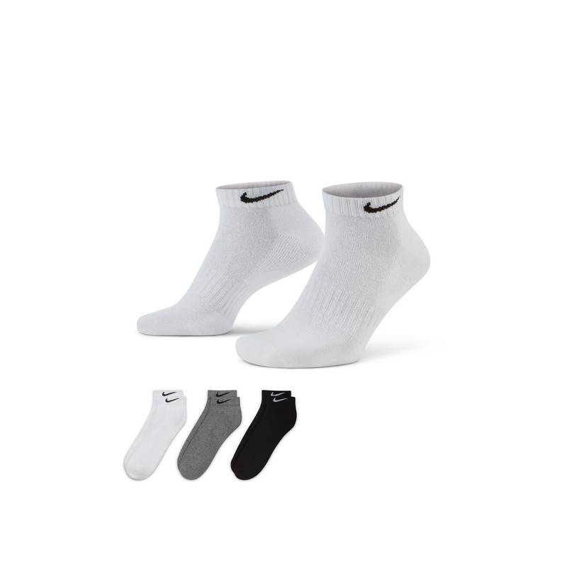 Nike Unisex Everyday Cushioned Socks - Multi-Color (Pack of 3) (S)