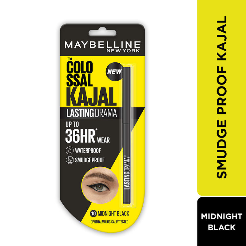 Maybelline New York Colossal Lasting Drama Kajal - Midnight Black