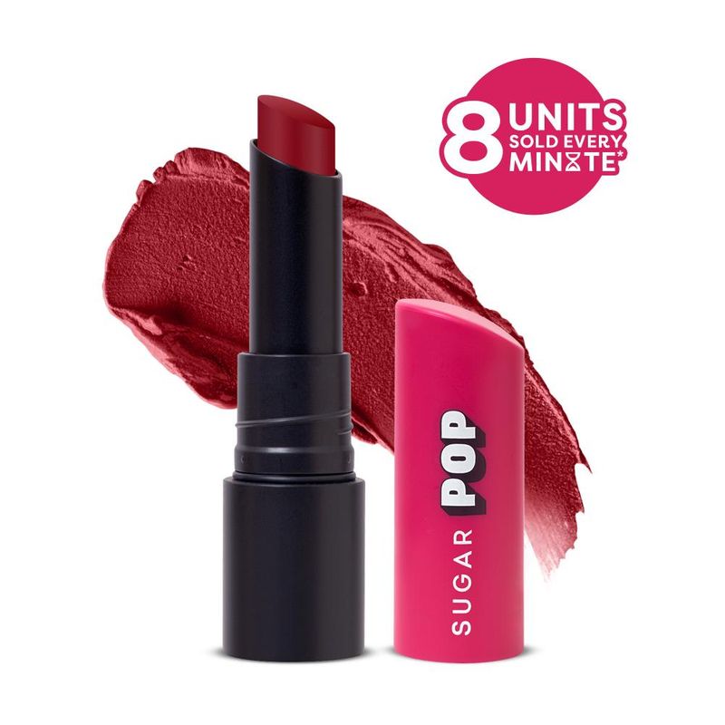 SUGAR POP Ultrastay Transferproof Lipstick With Jojoba Oil - Maroon Magic - 11