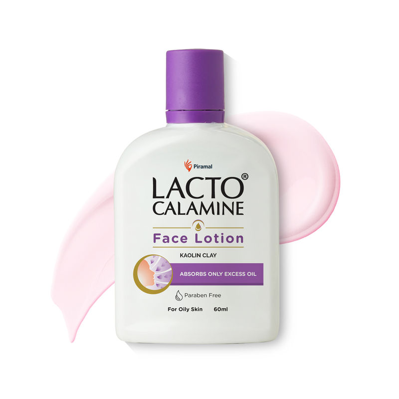 Lacto Calamine Face Moisturizer, Body Lotion with Kaolin Clay & Glycerin Extracts for Oily Skin