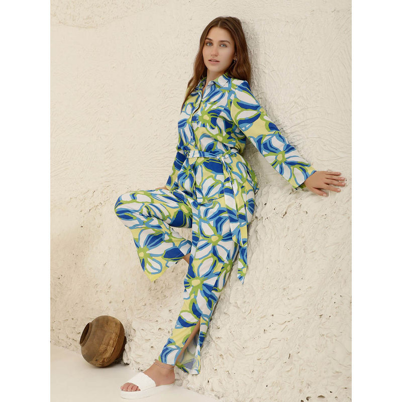 Slumber Jill Mid Night Magic Evergreen Nightsuit (Set of 2) (2XL)