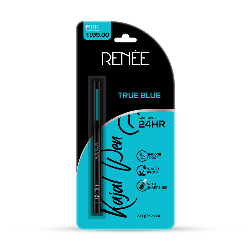 Renee Cosmetics Kajal Pen With Sharpener - True Blue