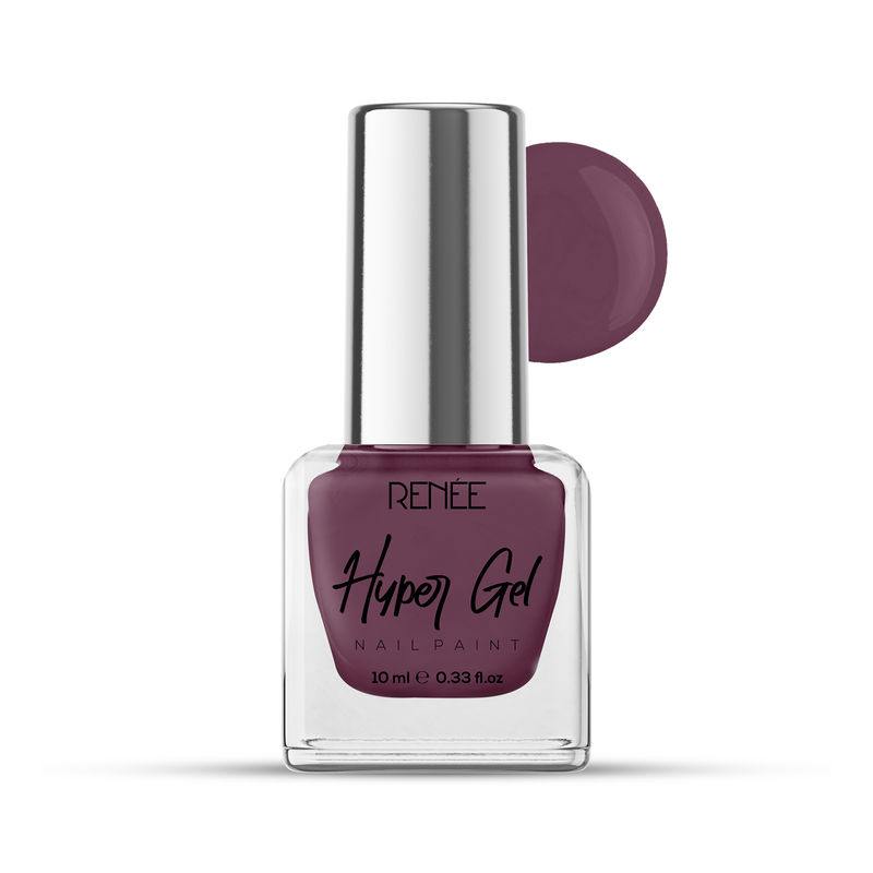 Renee Cosmetics Hyper Gel Nail Paint - Burgundy Violet