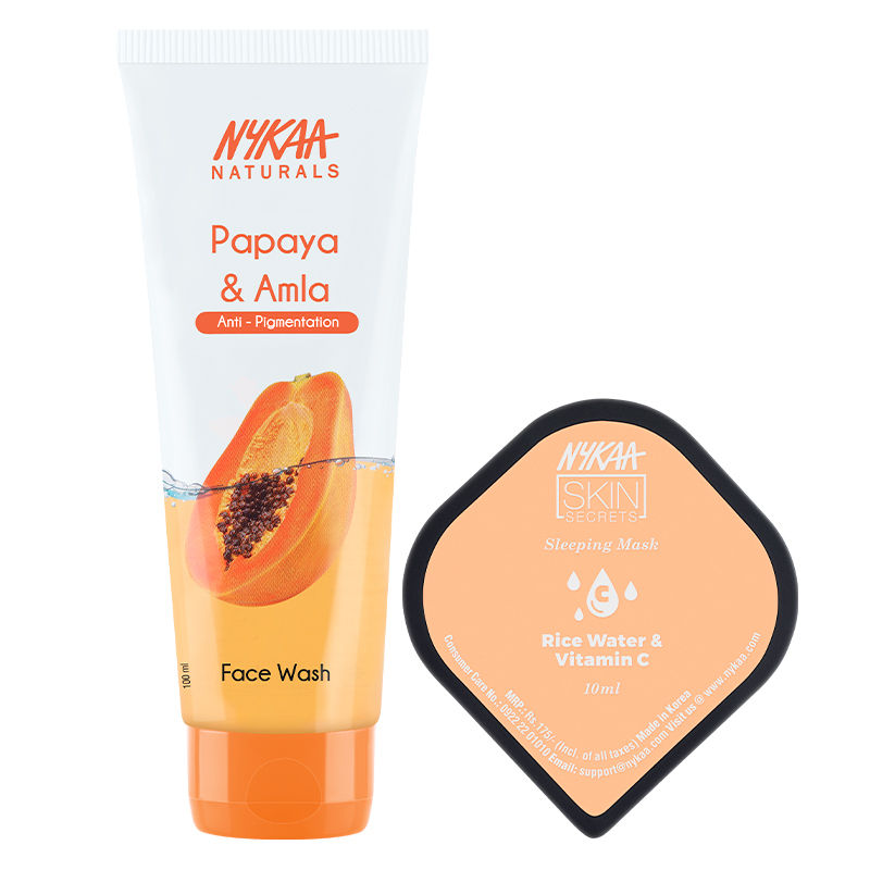 Nykaa Naturals Antipigmentation Face Wash + Rice Water & Vitamin C