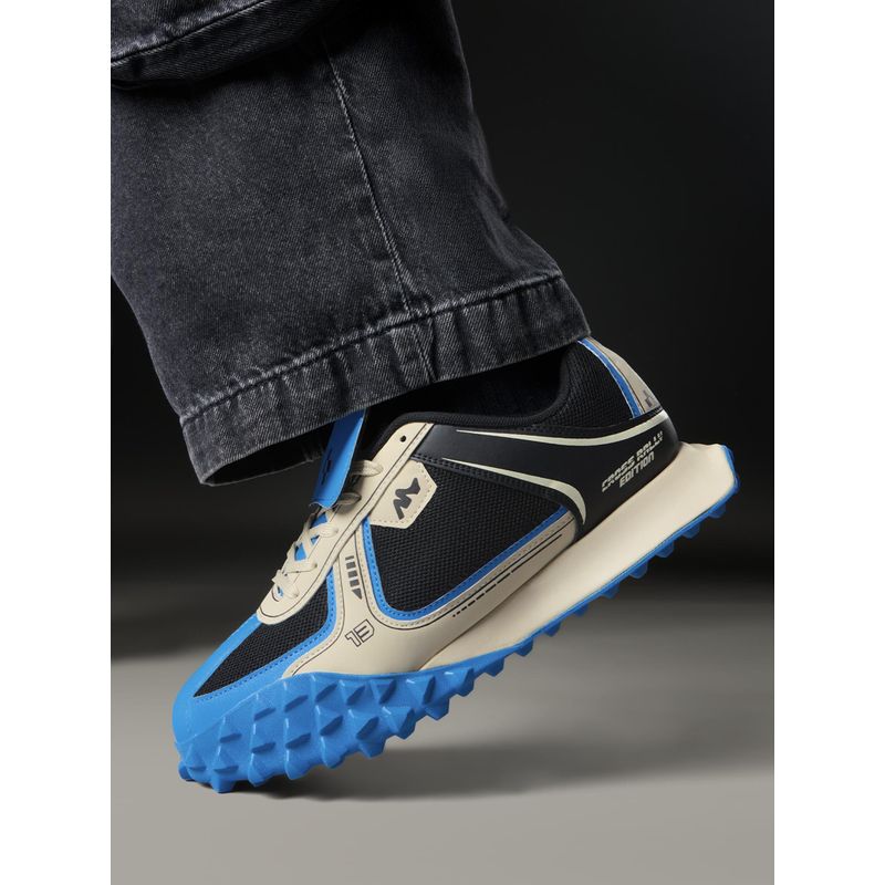 The Souled Store Velocity Sapphire Men Blue Sneakers (UK 9)