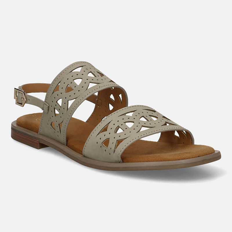 BAGATT Yasha Green Womens Leather Back Strap Sandals (EURO 36)