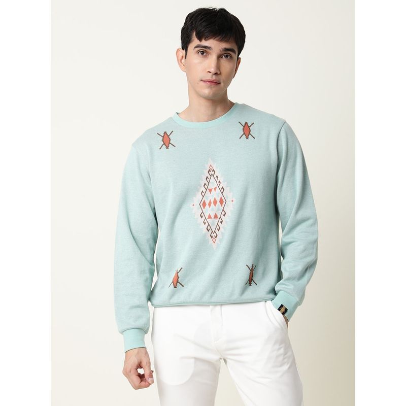 Rare Rabbit Aztec Blue Sweatshirt (L)
