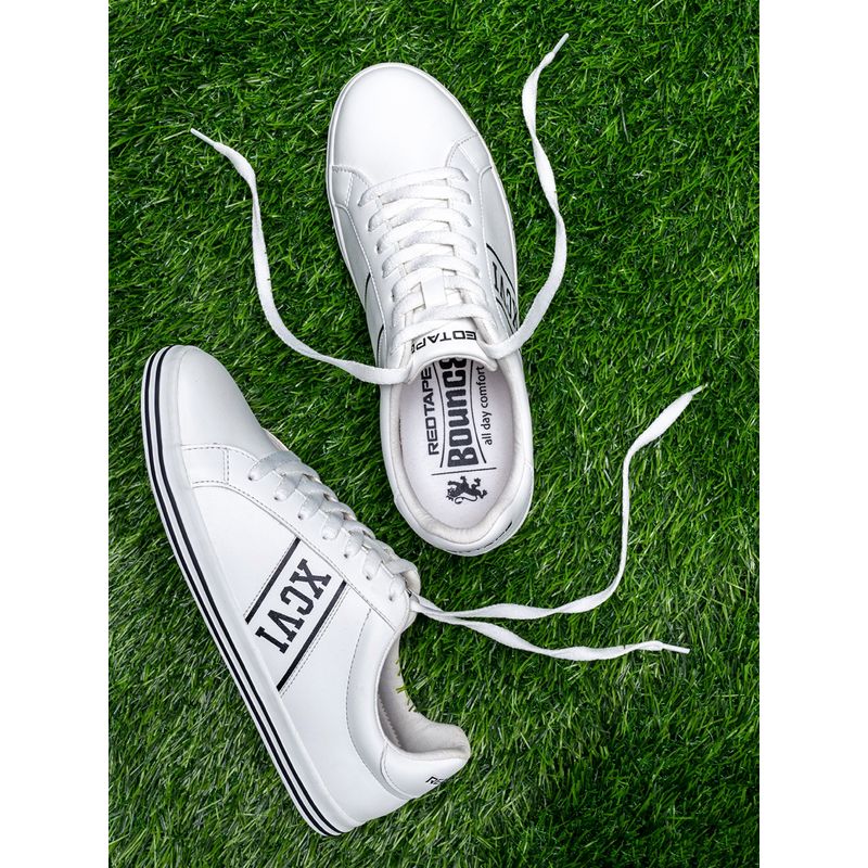 Red Tape Womens White Printed Sneakers (UK 3)