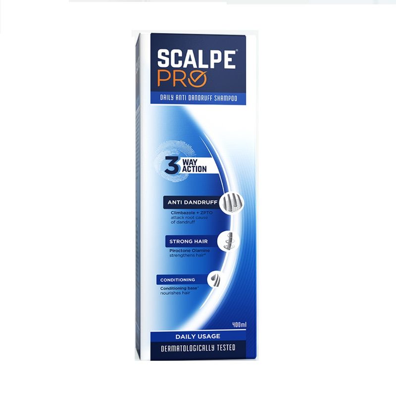 Scalpe Pro Daily Use Anti-Dandruff Shampoo With Climbazole & Zpto For Dandruff Free Scalpe