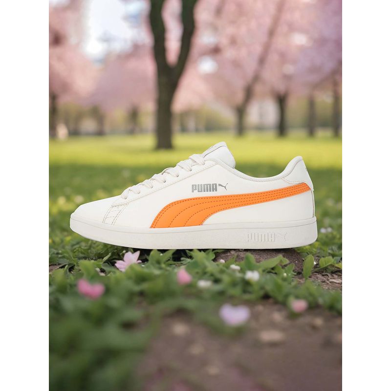 Puma Smashic Womens White Sneakers (UK 5)