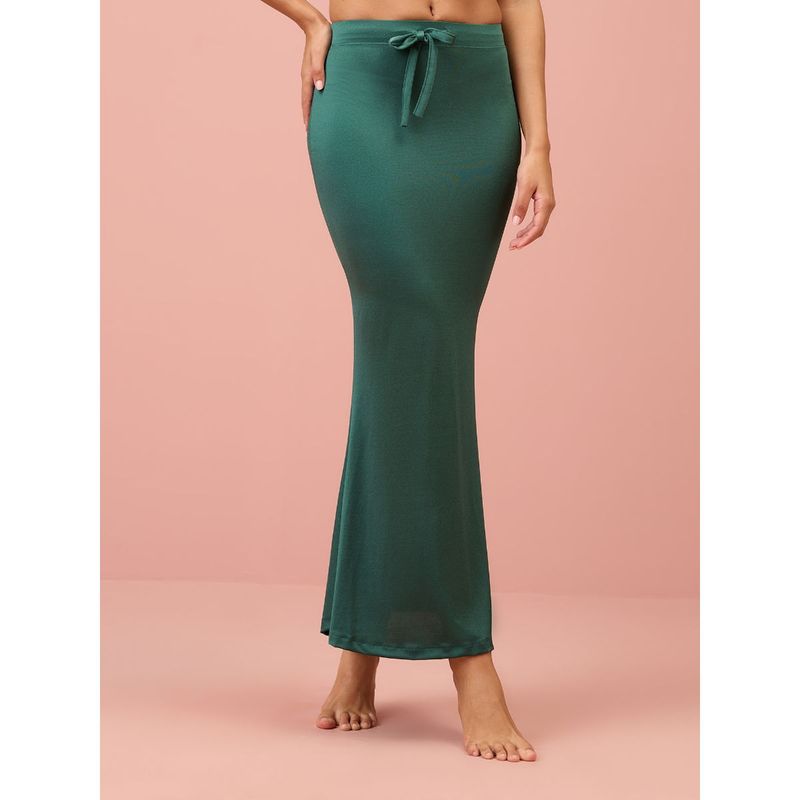 Nykd by Nykaa NYOE01 Mermaid Saree Petticoat Green (XL)