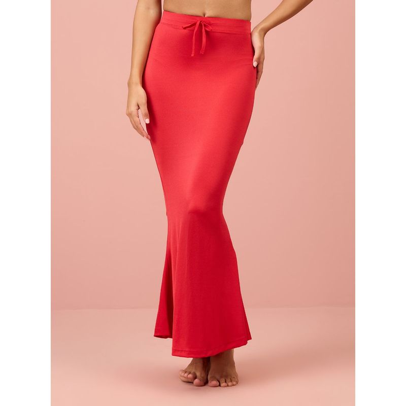 Nykd by Nykaa NYOE01 Mermaid Saree Petticoat Red (XL)