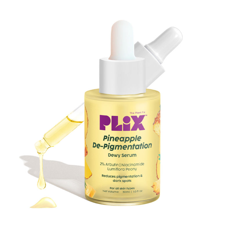 Plix 2% Alpha Arbutin Pineapple Serum for Pigmentation & Dark Spot Reduction