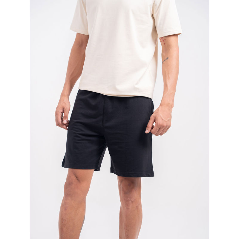 Buy DCYPHR Men Ausm5X™ Black Solid Shorts Online