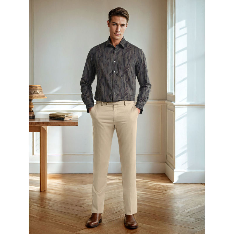 Arrow Men Green Printed Shirt (39)