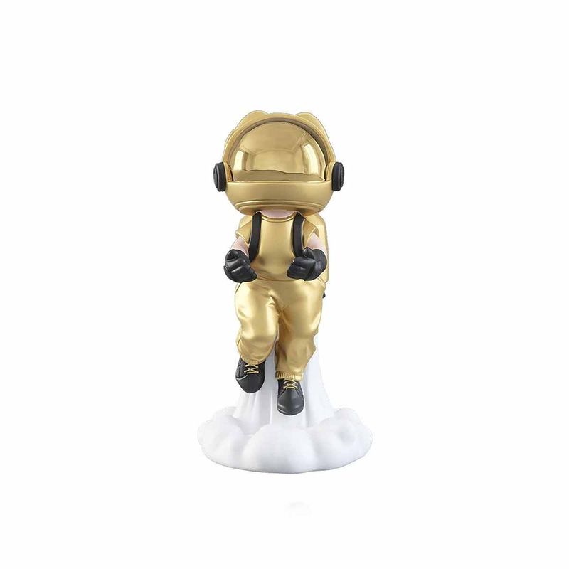 Buy Smokey Cocktail Gold Aesthetic Astronaut Sculpture Online