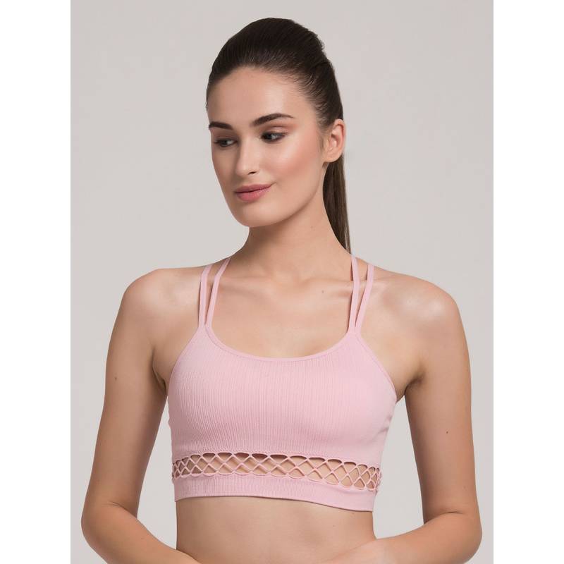 Makclan Flex In Fit Sports Bra - Pink (M)