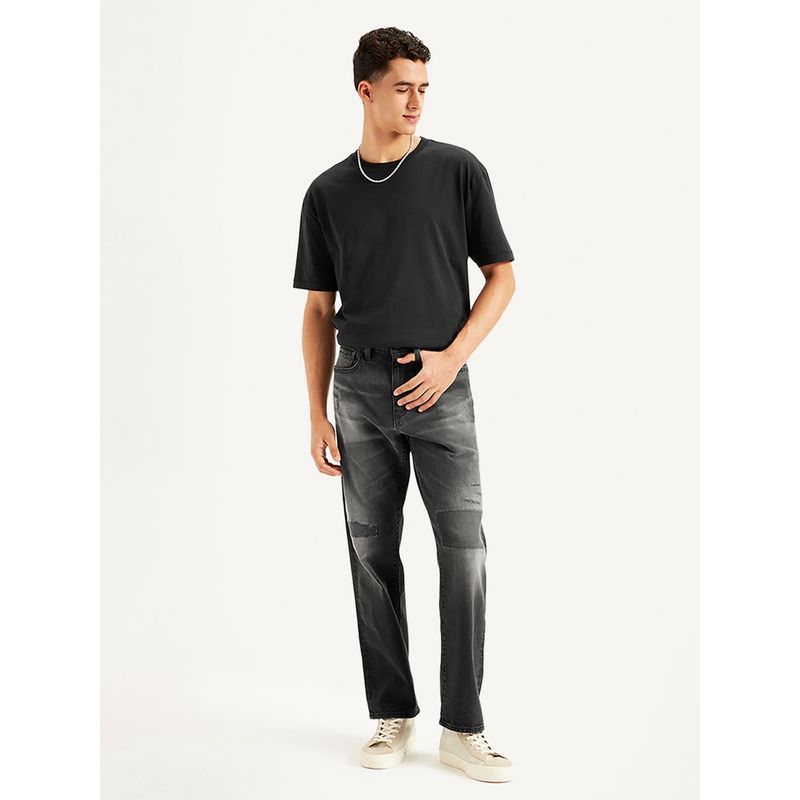 Levi's Mens 550'92 Relaxed Fit Black Jeans (34)