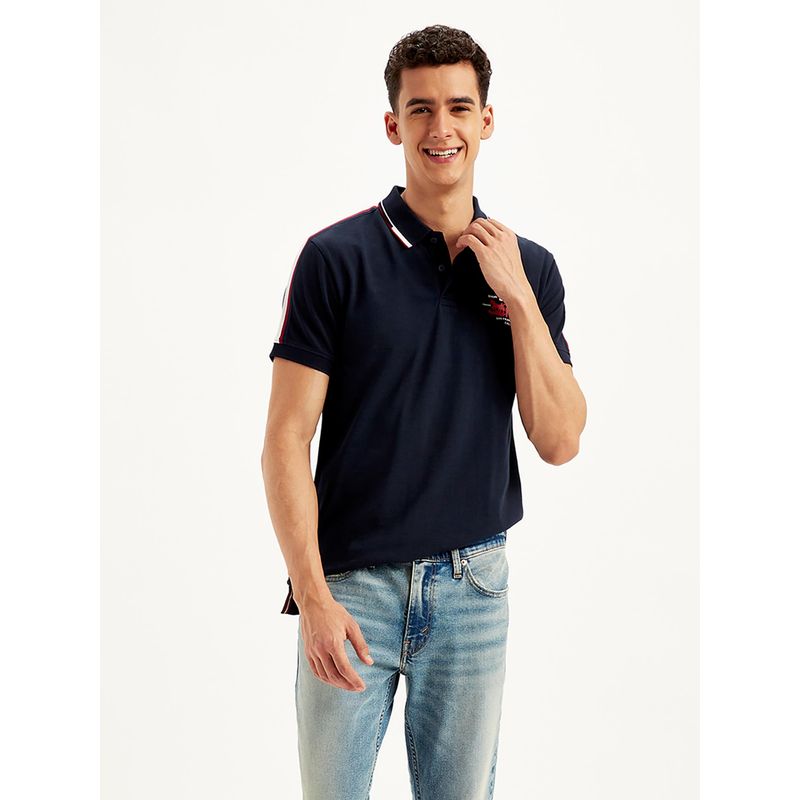 Levi's Mens Solid Slim Fit Polo T-Shirt (S)