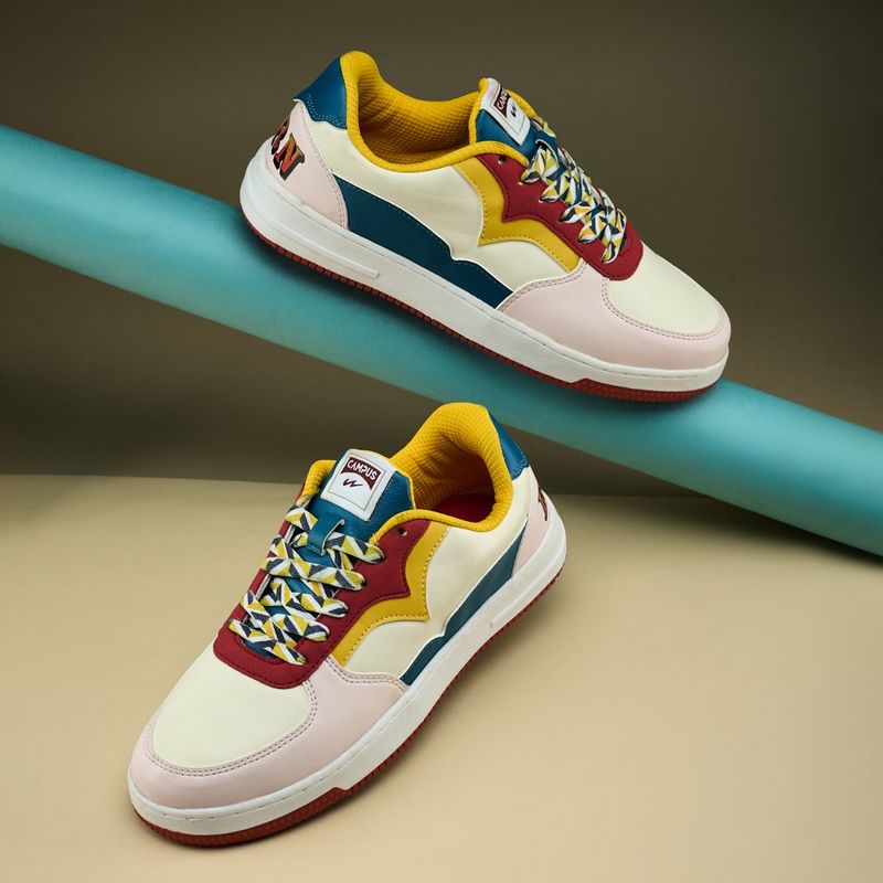 Campus Women Multi-Color Sneakers (UK4)