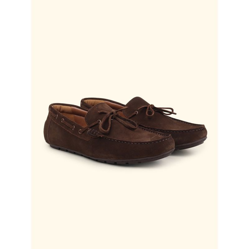 Yoho Men Brown Moccasins (UK8)