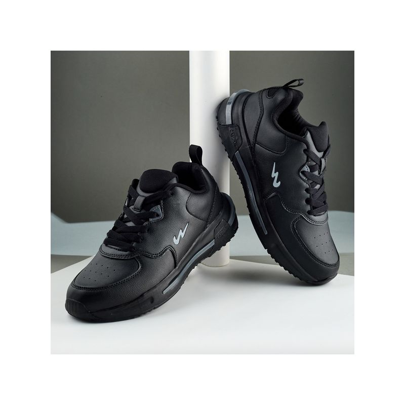 Campus Men Black Sneakers (UK9)