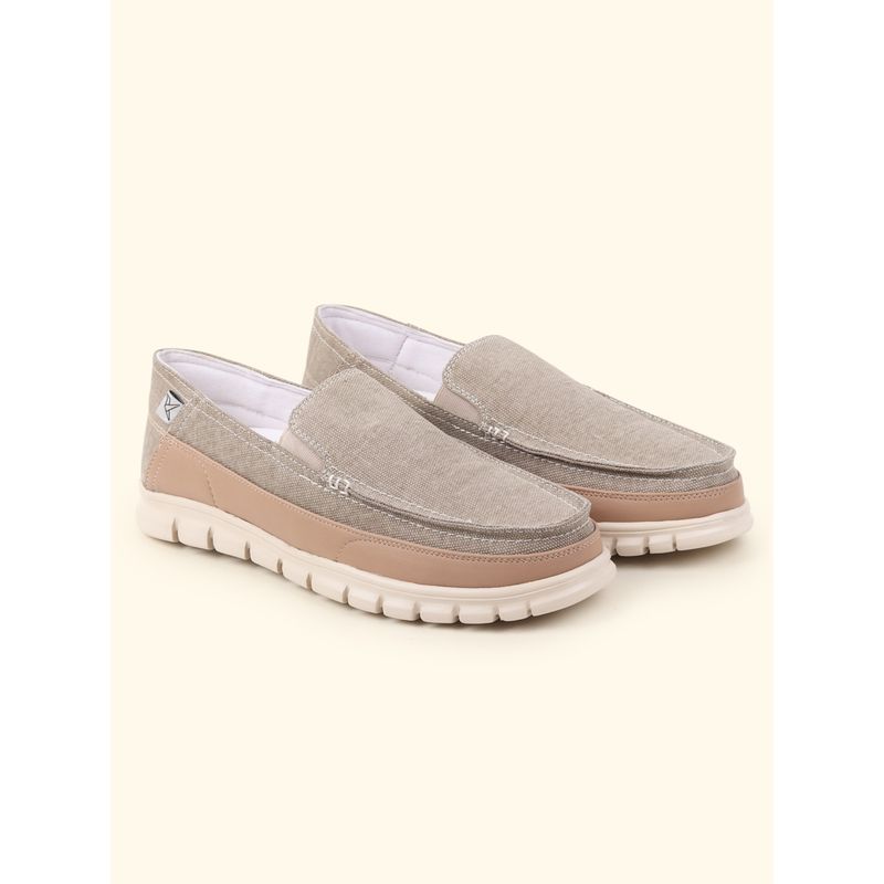 Yoho Men Beige Loafers (UK10)