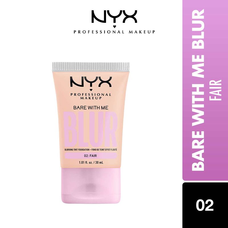 NYX Professional Makeup Bare With Me Blur Tint Foundation - 02 Fair