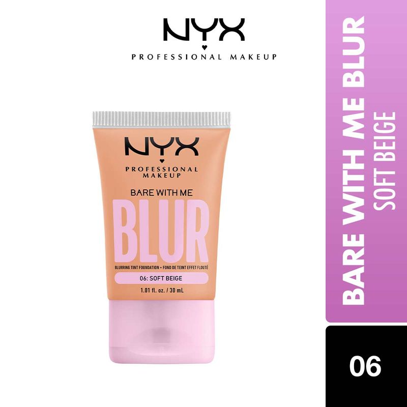 NYX Professional Makeup Bare With Me Blur Tint Foundation - 06 Soft Beige