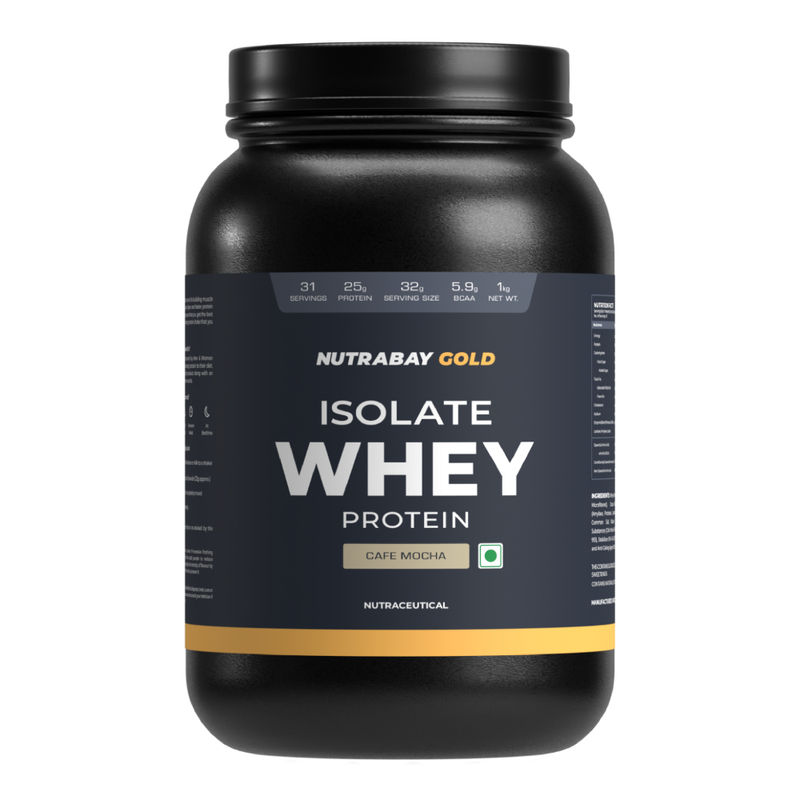 Nutrabay Gold 100% Whey Protein Isolate - Cafe Mocha