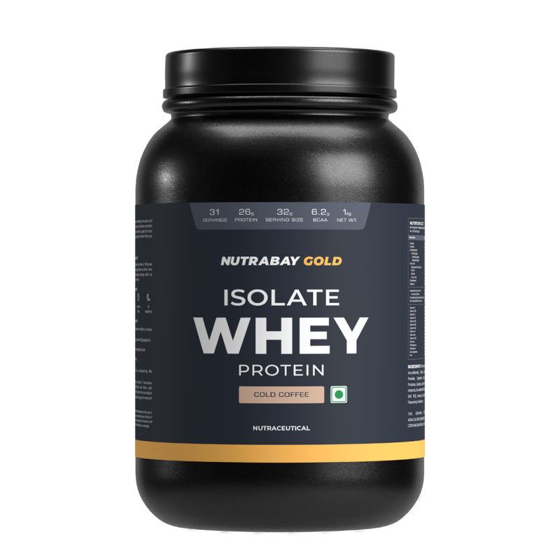Nutrabay Gold Isolate Whey Protein Powder - Cold Coffee