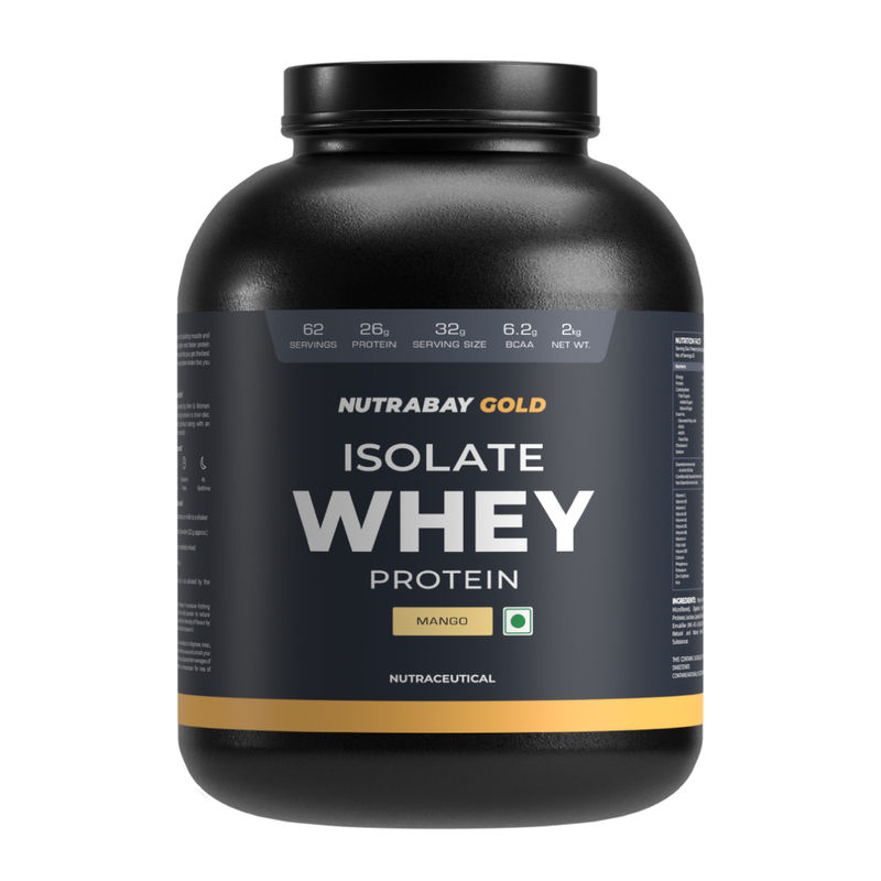 Nutrabay Gold Isolate Whey Protein Powder - Mango