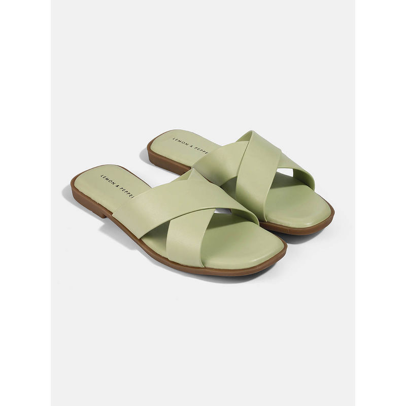 Lemon & Pepper Mint Green Casual Flats (EURO 35)