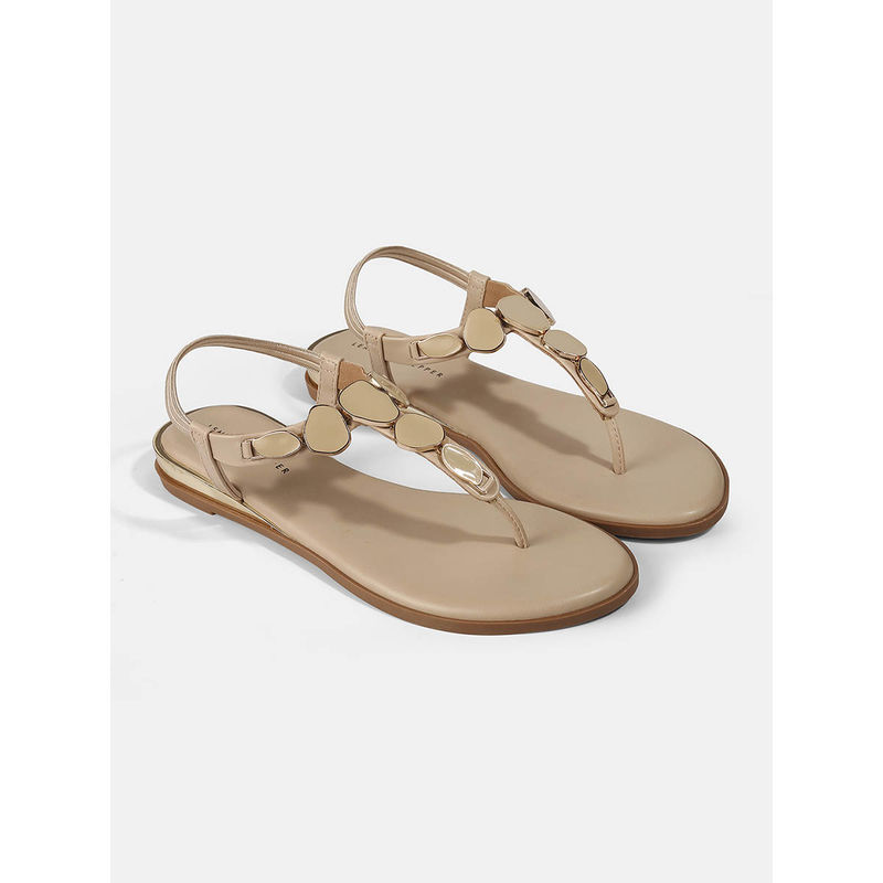 Lemon & Pepper Beige Casual Sandals (EURO 40)