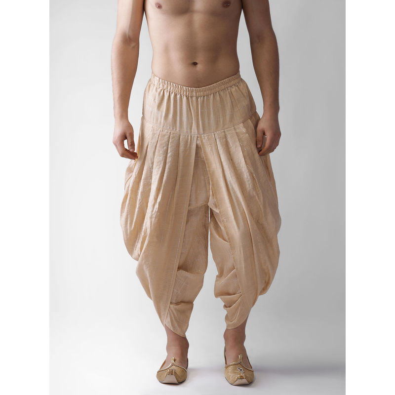 KISAH Men Beige Dhoti (M)